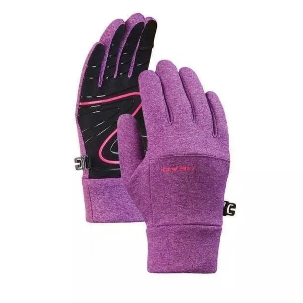 HEAD Pink Touchscreen Sensatec Winter Gloves Purple Kids - Small